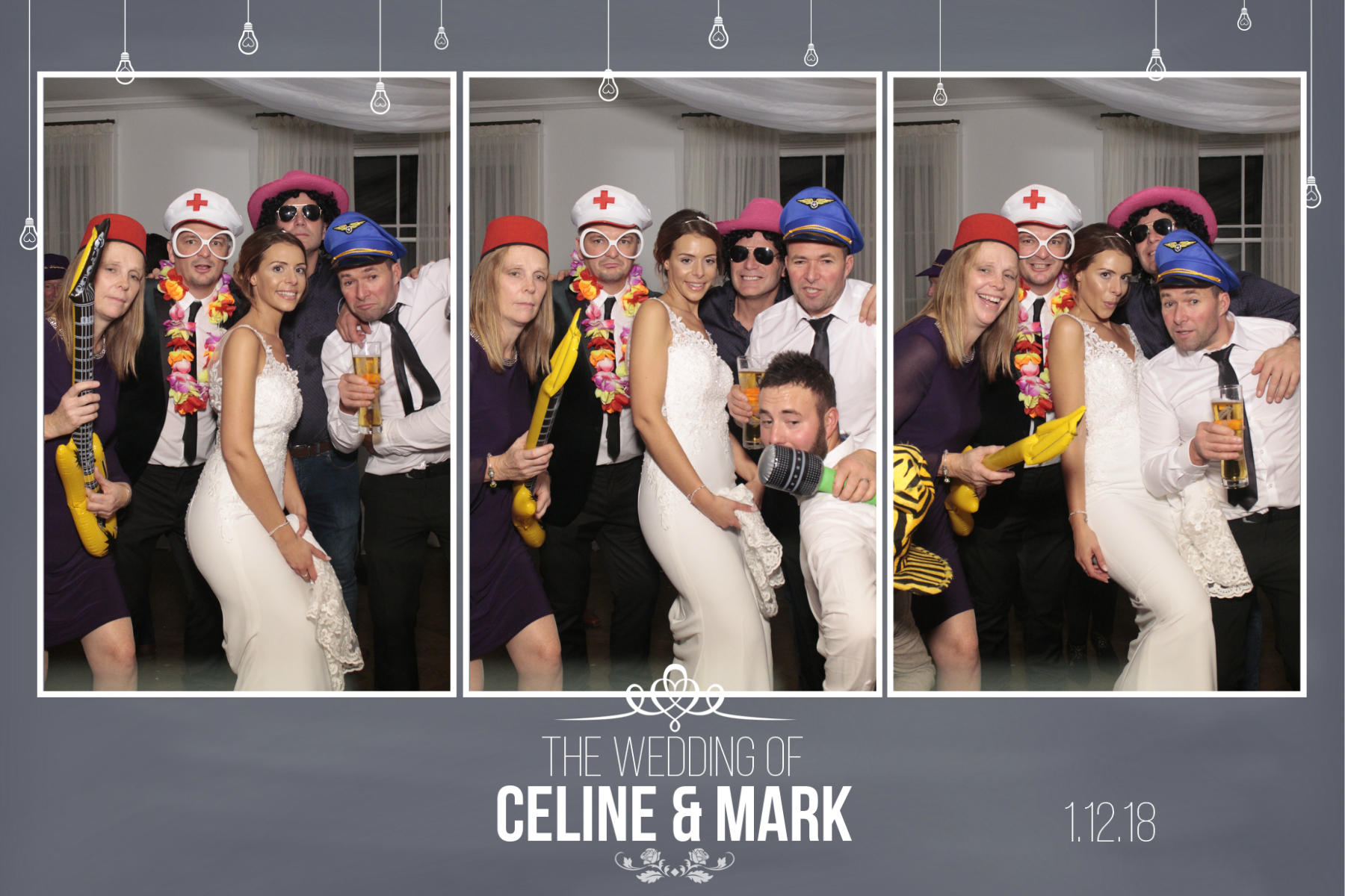 Mark and Celine's Wedding | View more photos from the event at gallery.myphotoboothexperience.co.uk/u/MyPhotoBoothExperienceLtd/Mark-and-Celines-Wedding